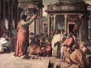RAFFAELLO Sanzio St Paul Preaching in Athens oil painting